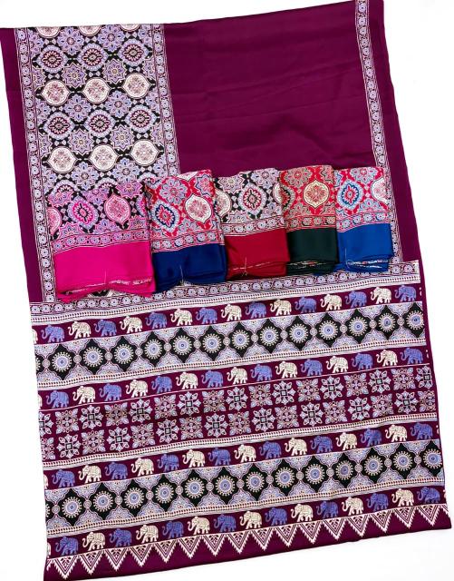 Rajtex pure ajrakh-034 saree cheapest wholesale clothes in india